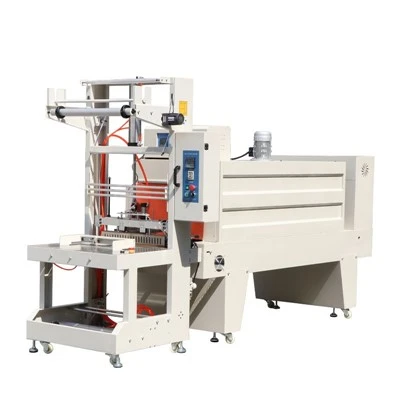 Máquina envolvedora de mangas semi-automática